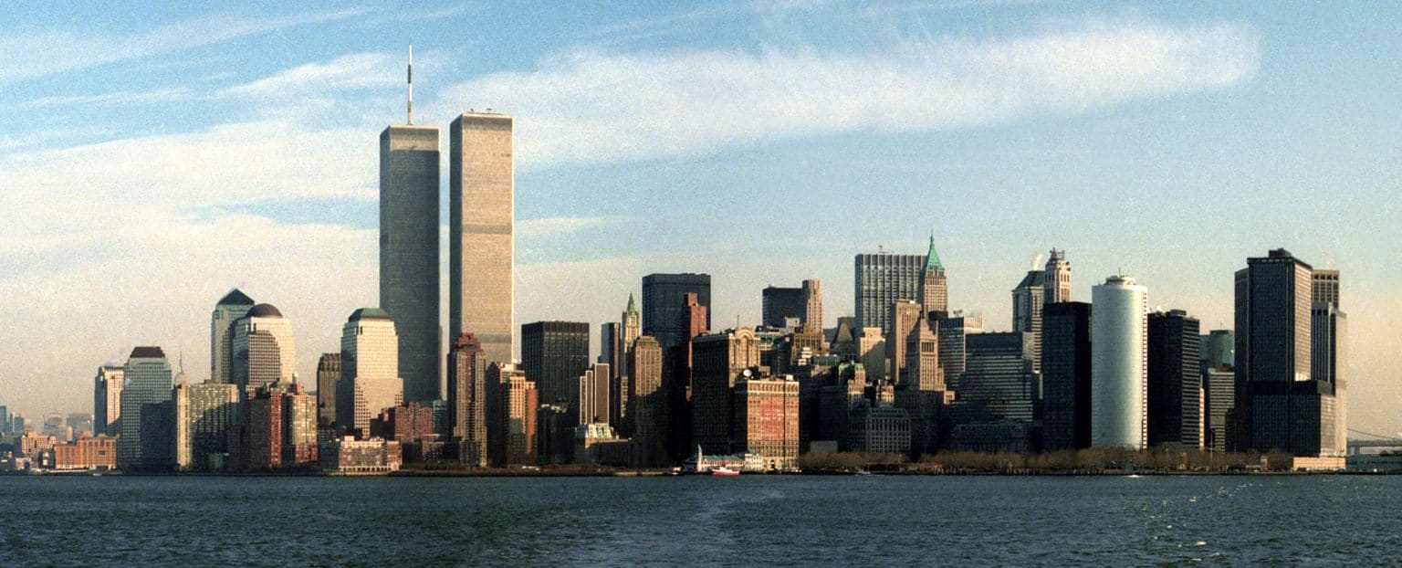 Pre 9/11 Lower Manhattan Skyline