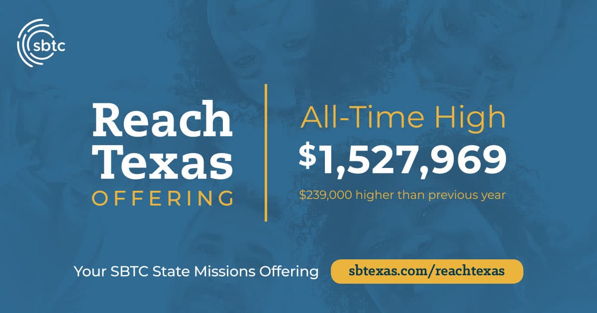 Reach Texas sees record giving TEXAN Online