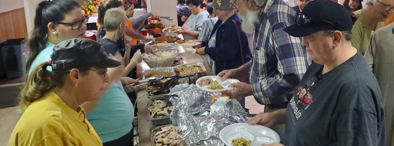 FBC Swan Thanksgiving meal