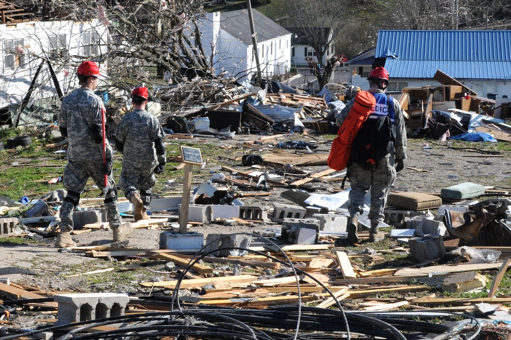 Kentucky National Guard responds to tornado