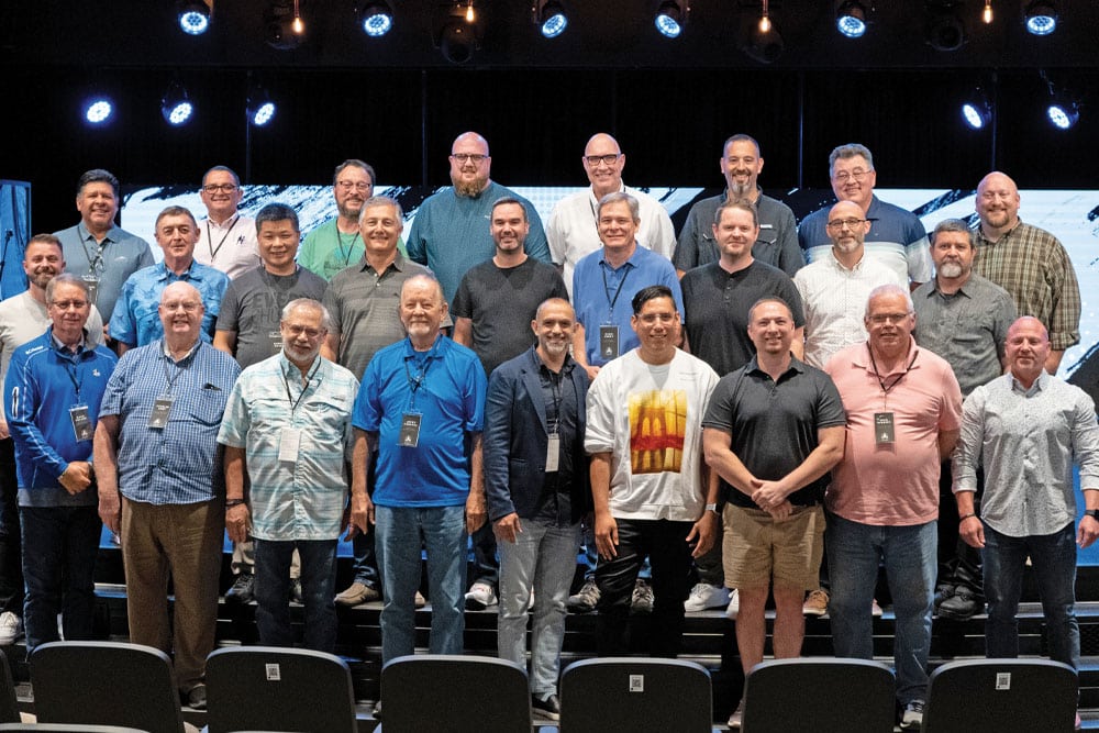 Pictured are the pastors who attended the prayer retreat at New Beginnings Baptist Church in Longview.  SUBMITTED PHOTO