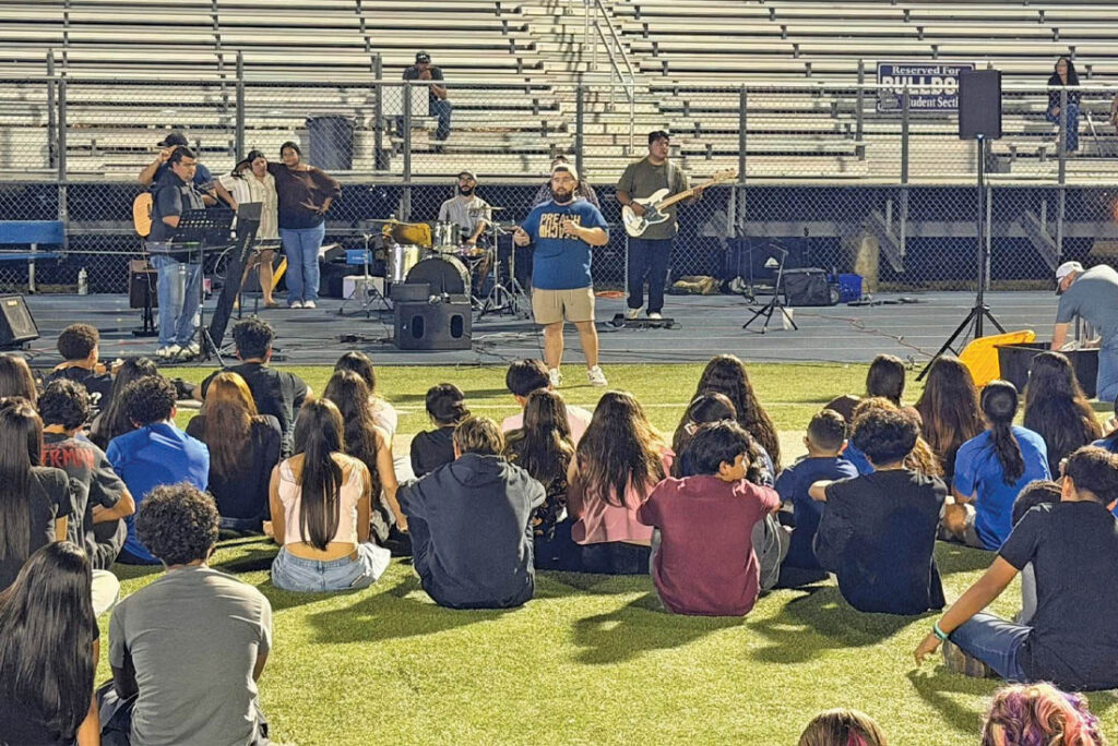 The church’s student ministry has grown from 25 to 70 in recent months. SUBMITTED PHOTOS